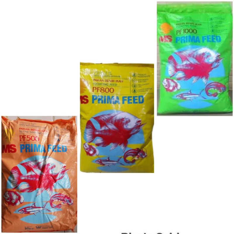 MS PRIMA PF500/PF800/PF1000 PAKAN IKAN GUPPY NILA LELE CUPANG 250.GRAM