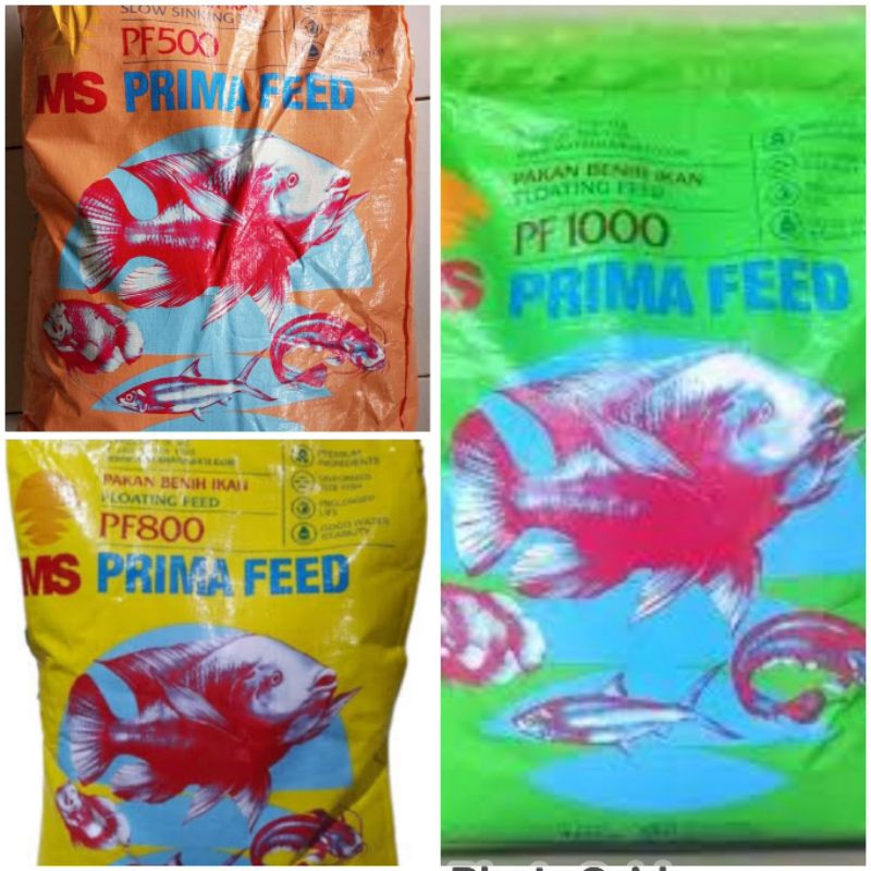 PRIMA FEED PF500 PF800 PF1000 MS PRIMA PAKAN IKAN BIBIT BENIH CUPANG GUPPY 100.GRAM