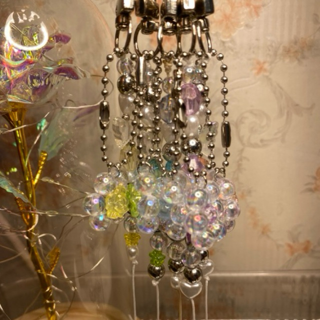 Magnolia charm | bag charm | gantungan tas estetik