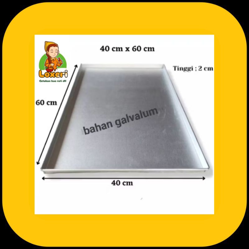 loyang kue kering ukuran 60×40×2 loyang kue kering jumbo/loyang nastar