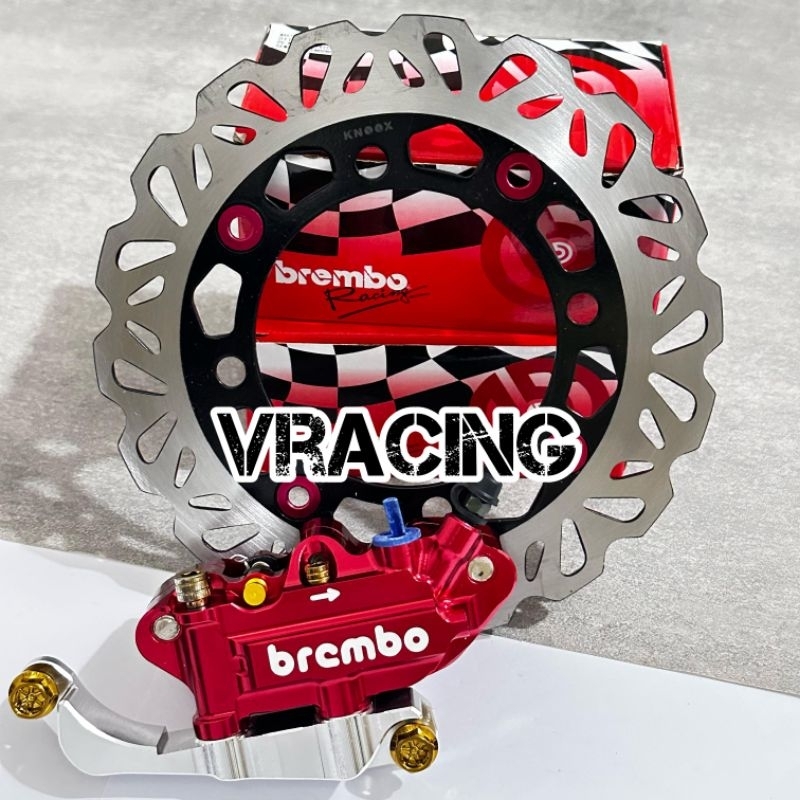 PAKET BREMBO PCX 150 DEPAN, KALIPER+BREKET+DISC CAKRAM UKURAN STANDAR