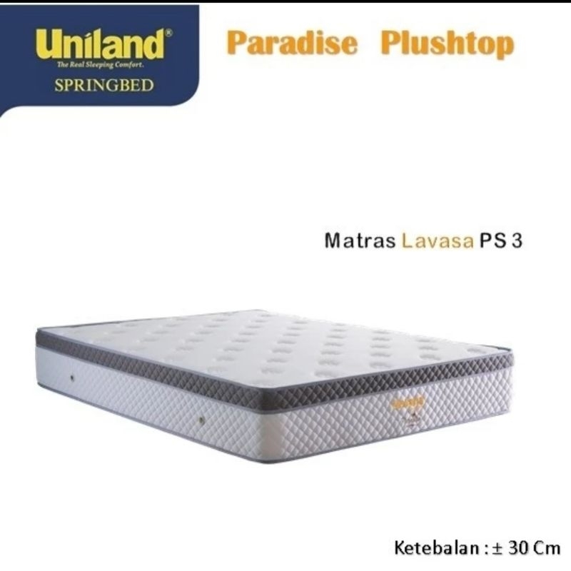 Springbed Uniland Ukuran 160 / Uniland New Paradise Plushtop