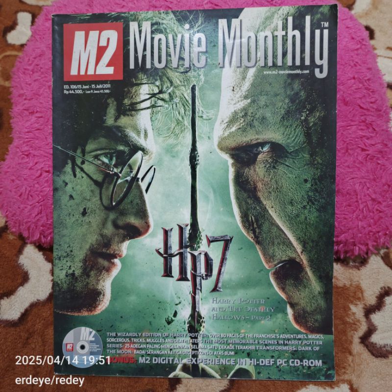 Majalah Movie Monthly 106 Juni 2011 HP7