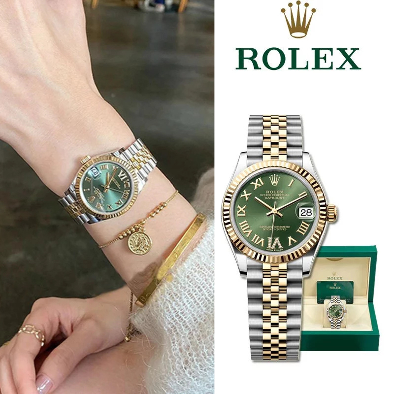 【✅100% ASLI】Jam Tangan Rolex Wanita Rolex Datejust Series m278273-0016 31mm Angka Romawi emas 18 kar