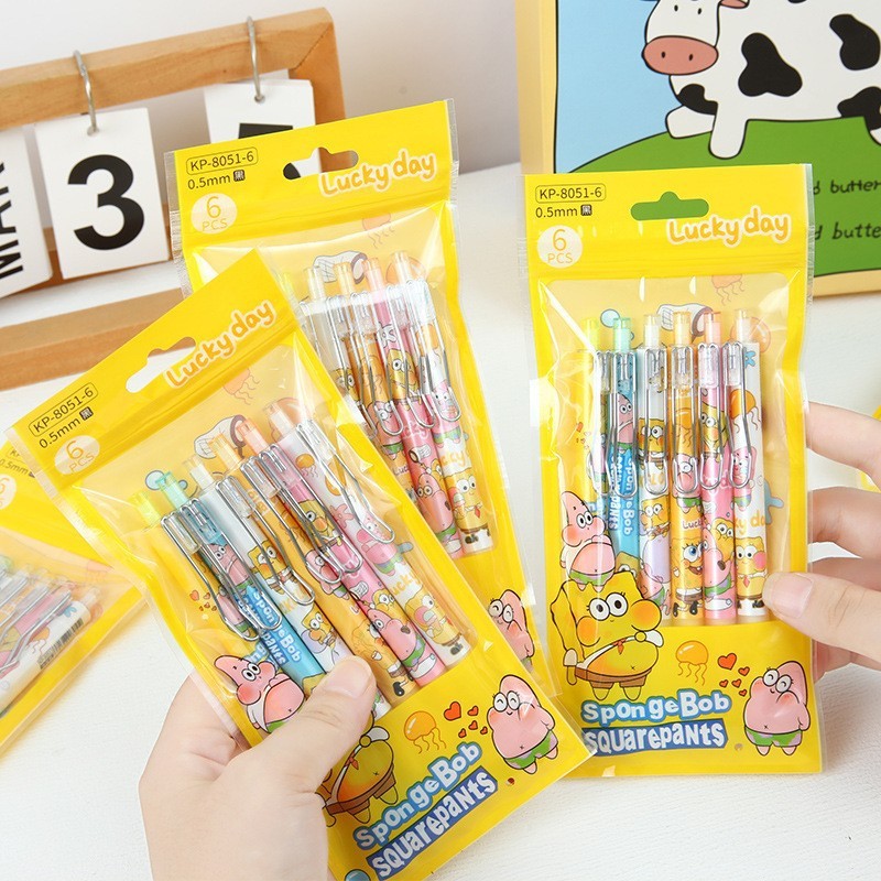 

{Spongebob} Pen Gel Akrilik Karakter Spongebob No. XQ-0038