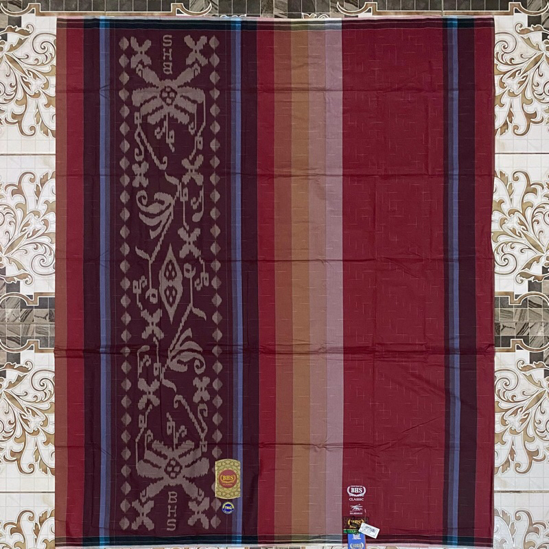 LIMITED - SARUNG TENUN BHS CLASSIC TKG/KMA/KNI GRADE GOLD PRODUCT LAWAS BERTANDA-TANGAN AR. BAHASUAN