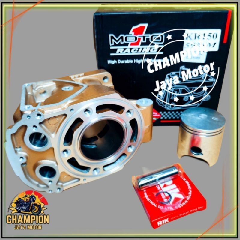 BLOK SEHER MOTO1 RACING NINJA 150 R RR SS 59MM BLOK SEHER NINJA 150 ORIGINAL MOTO 1 RACING