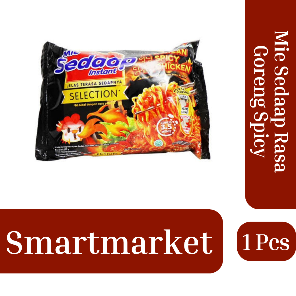

Mie Sedaap I Varian Goreng Spicy I kemasan 1 Pcs I 100%Original
