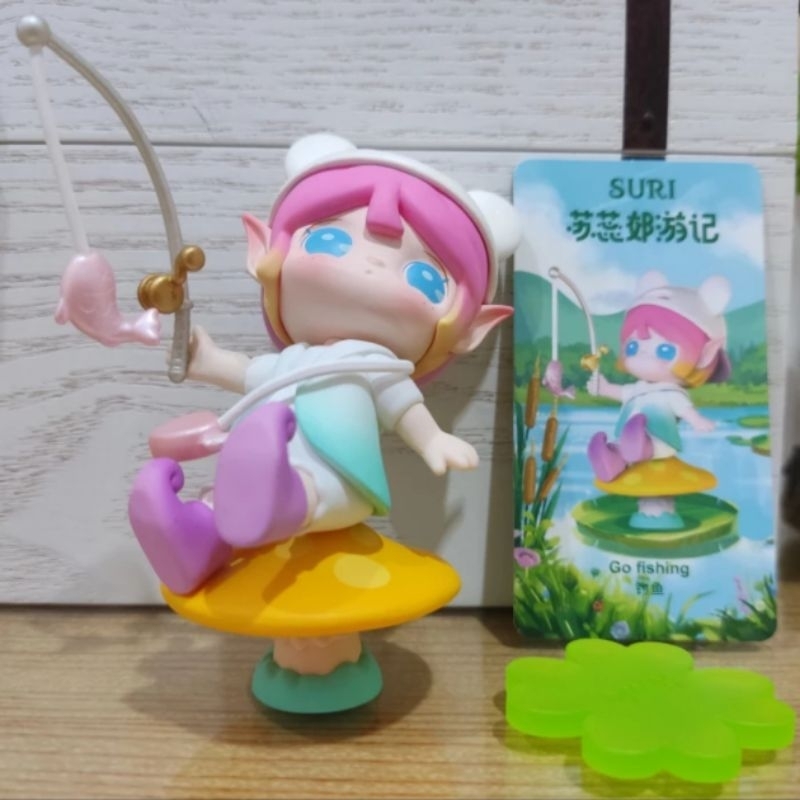 figure rolife suri suri's outing blind box - go fishing