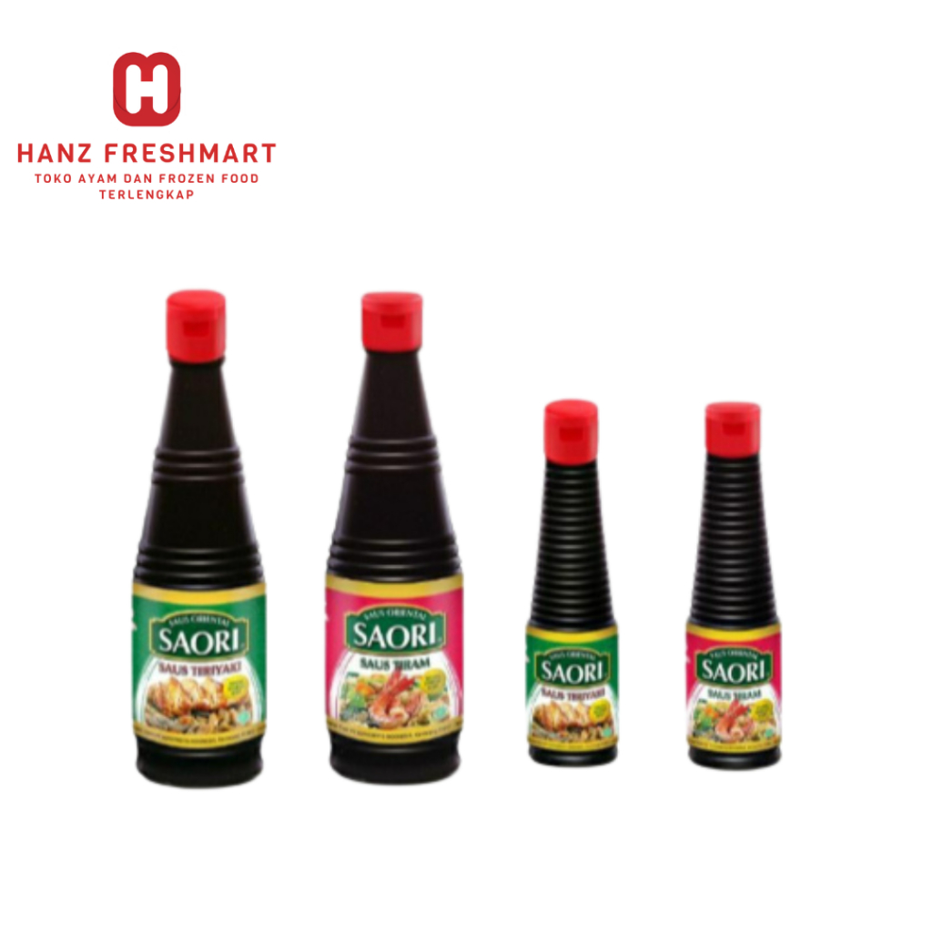 

Saori Saus Tiram, Saus Teriyaki & Saori Saus Lada Hitam - Hanz Freshmart
