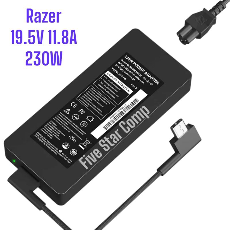 Adaptor Charger Laptop Rzer Blade 15 14 16 17 RZ09-0248 RTX3060 RTX3070 RTX3080 RTX2070 RTX2080 GTX1