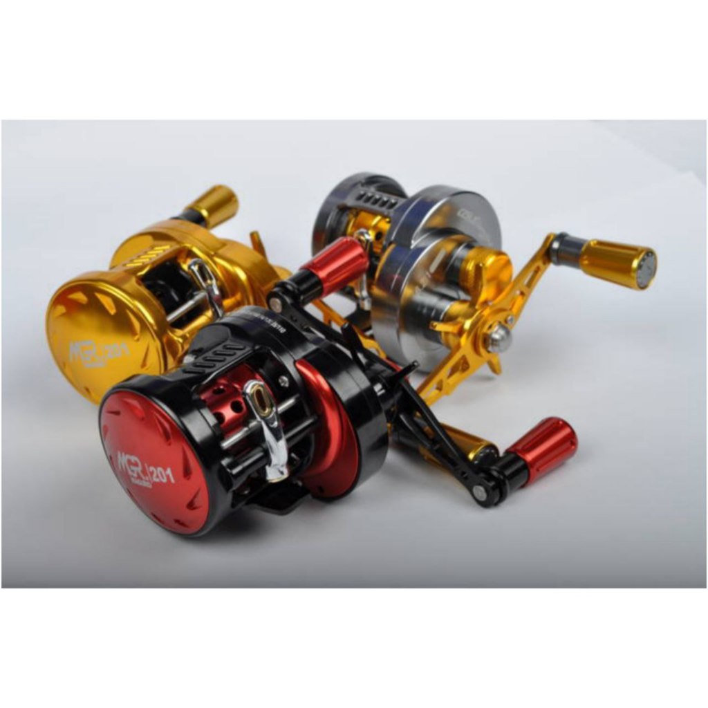 Reel BC / OH Maguro Colt Monoblock 201 (Red, Gold, Grey) | REEL JIGGING | REEL CASTING | REEL LAUT