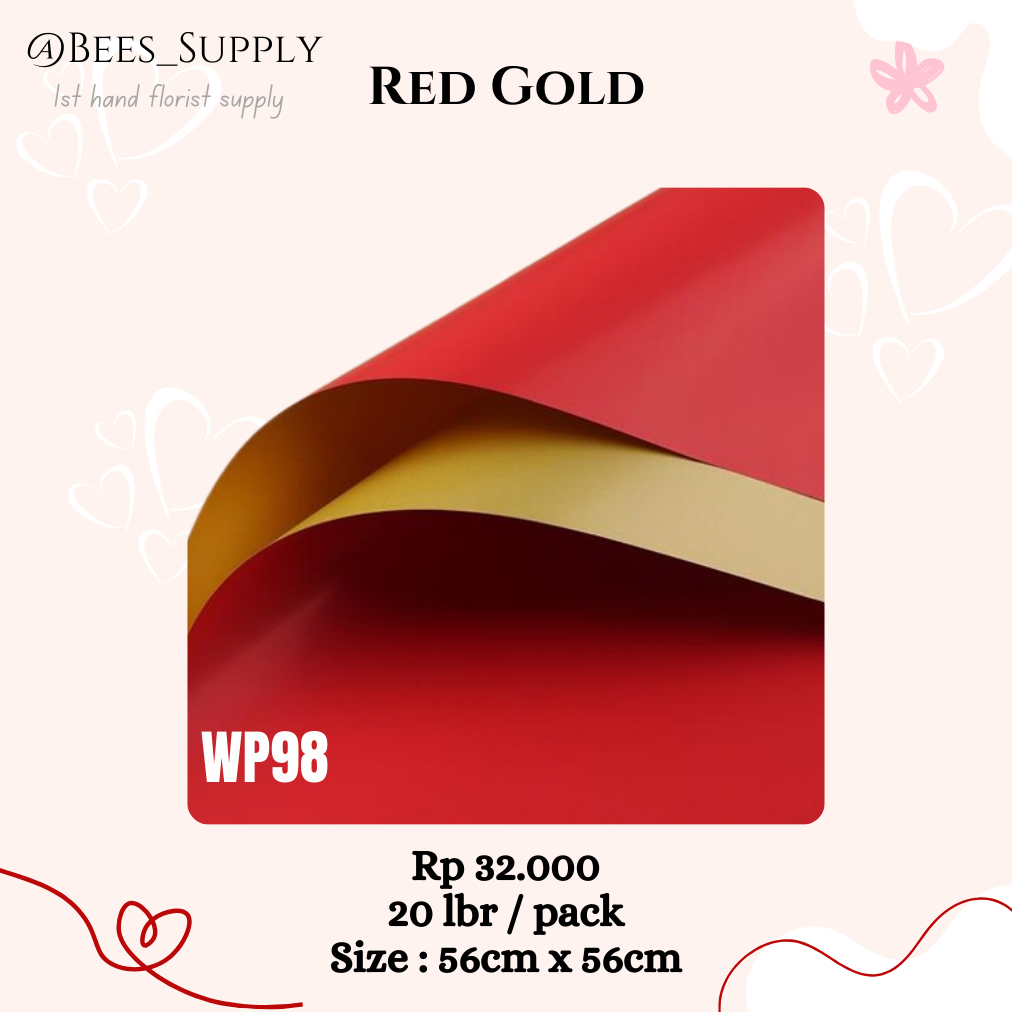 

Wrapping Paper Double Color Gold