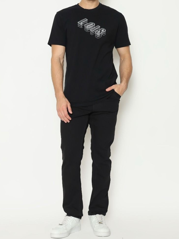 Jeans Lois Celana Panjang Slimfit Stretch Hitam Original SLS107H