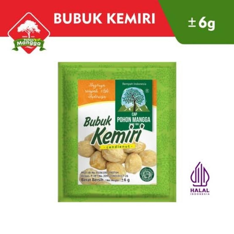 

Kemiri bubuk cap pohon mangga 6gr