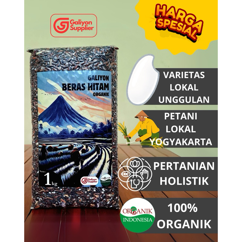 

BERAS HITAM ORGANIK 1 KG VACUM