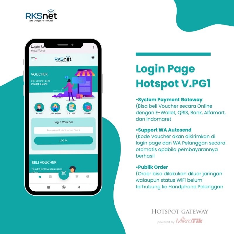 Template Login Page Hotspot Mikrotik Support Payment Gateway [V.PG1]