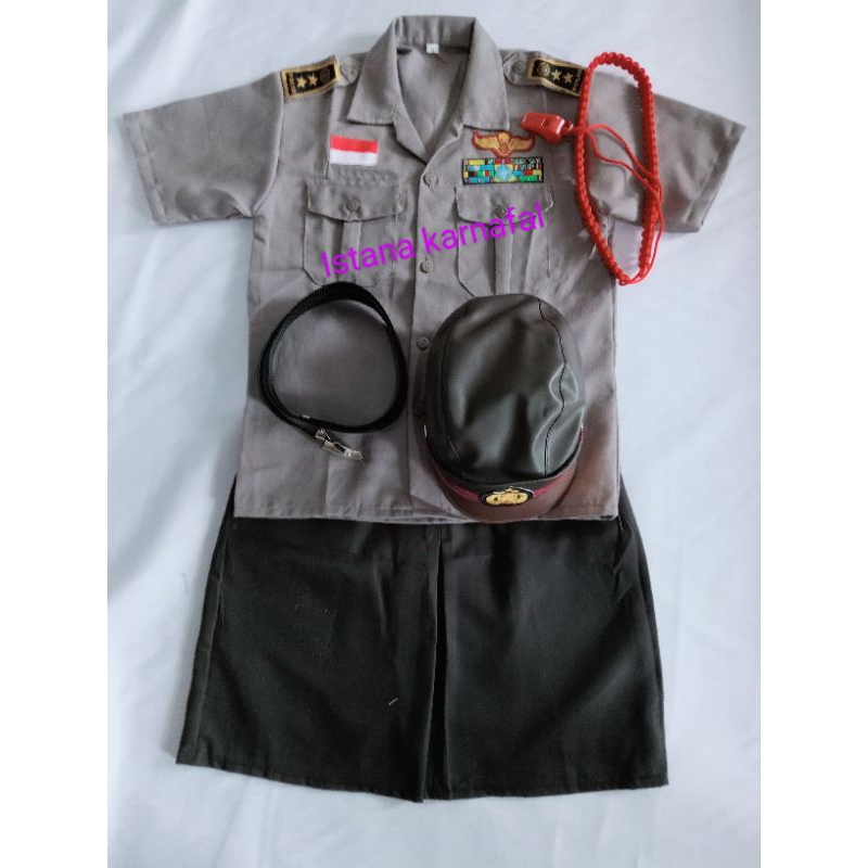 DISKON BAJU POLISI ANAK PEREMPUAN/ SRAGAM POLISI ANAK PEREMPUAN