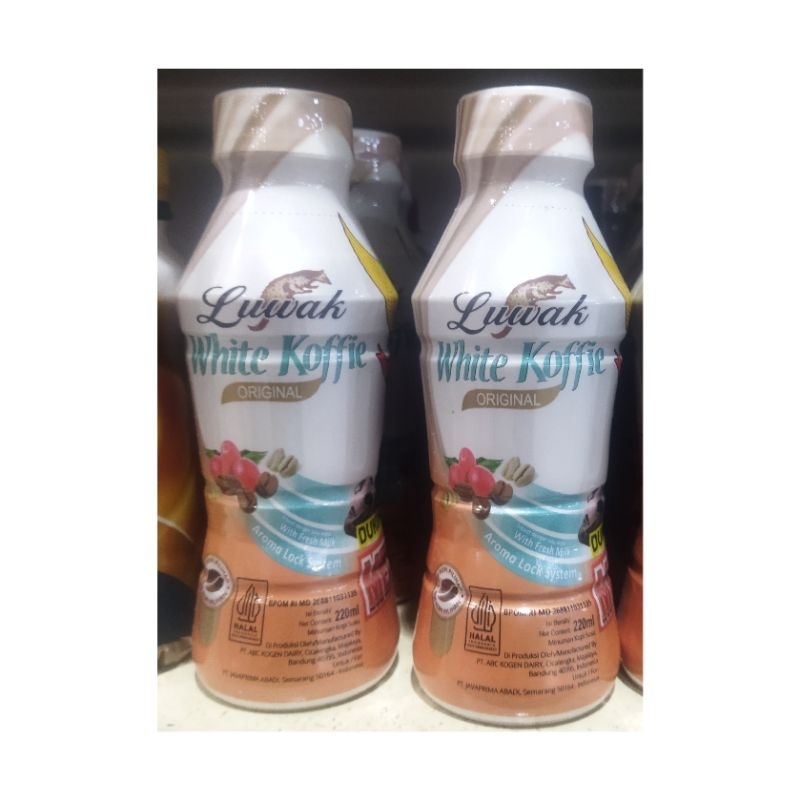 

LUWAK WHITE COFFE 220ML SIAP MINUM ISI 5 PCS