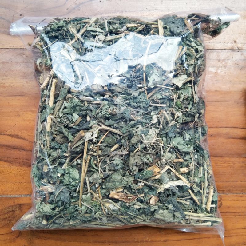 

Daun jelatang kering 100g Gram