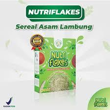 

NUTRIFLAKES SEREAL SERBUK UMBI GARUT 280g | ASAM LAMBUNG | ORIGINAL BPOM