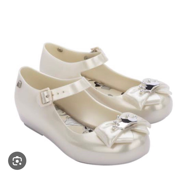 Preloved Mini Melissa Dora + Disney Princess White Pearl