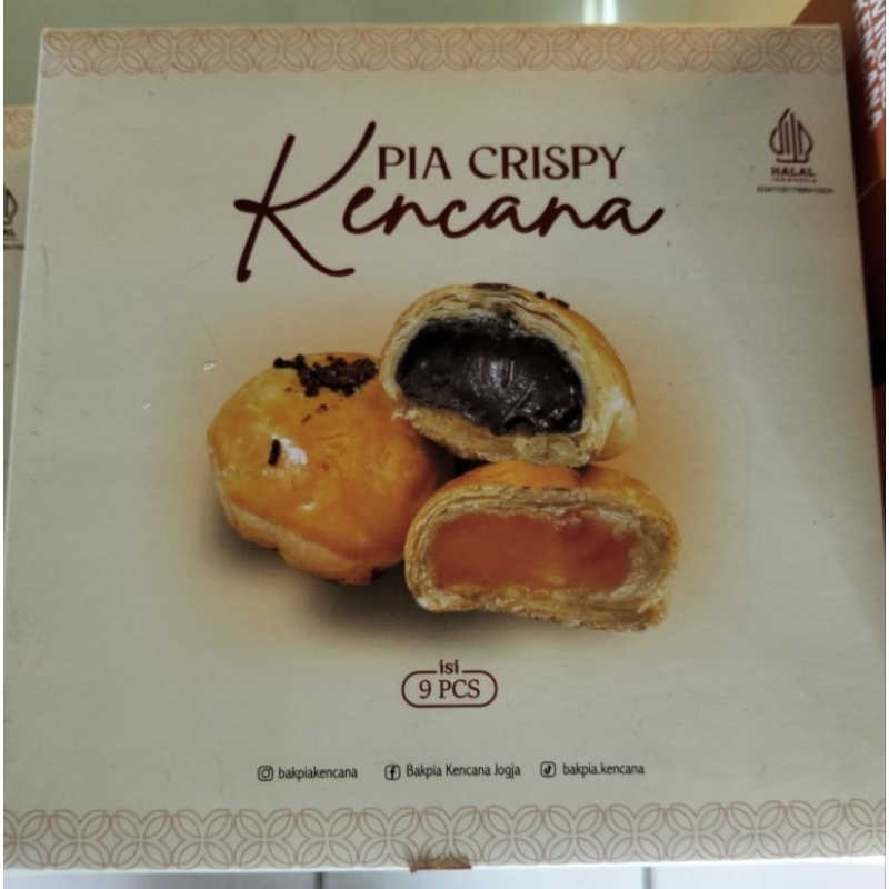 

Bakpia Kencana Crispy isi 9 rasa Choco- Cheese