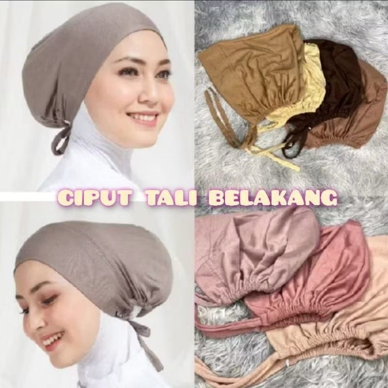 Ciput Tali Kaos Rayon / Ciput Arab / Ciput Inner Kaos Premium / Ciput Tali Belakang