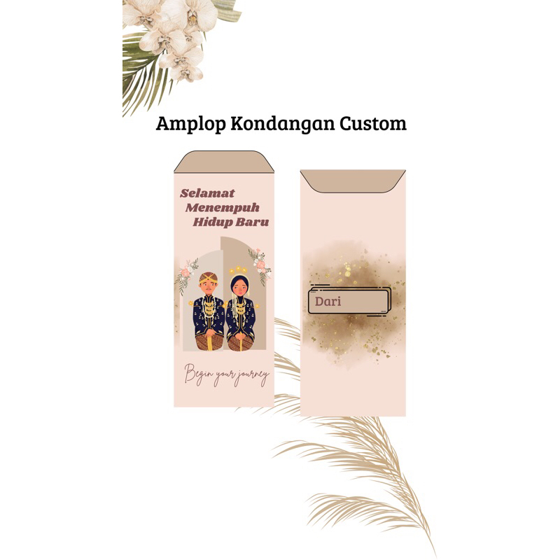 

AMPLOP KONDANGAN CUSTOM 7 x 16CM