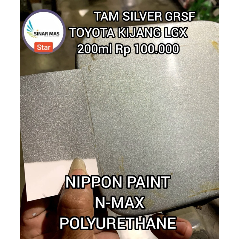 Cat TAM SILVER GRSF TOYOTA KIJANG LGX cat mobil cat PU cat Nippon Paint cat polyurethane cat Custom 