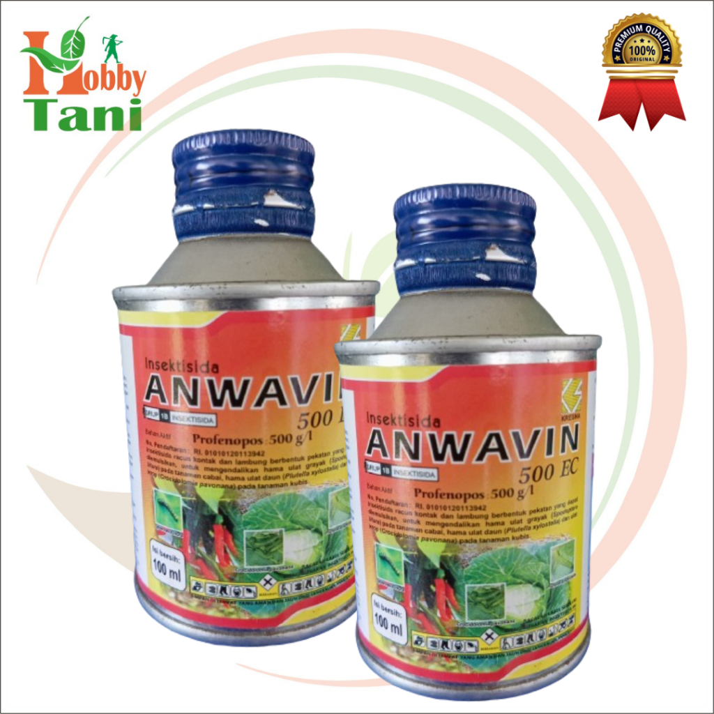 ANWAVIN 500EC 100Ml - Insektisida Pengendali Ulat Grayak Pada tanaman