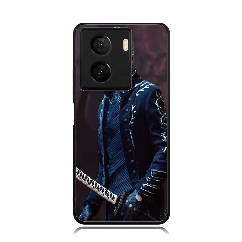 Phone Case HP iQOO Series 13 12 Z9 Z9x Z9s Z8 Z7s Z7x Z7 Pro TPU Rubber VERGIL Devil May Cry Figure