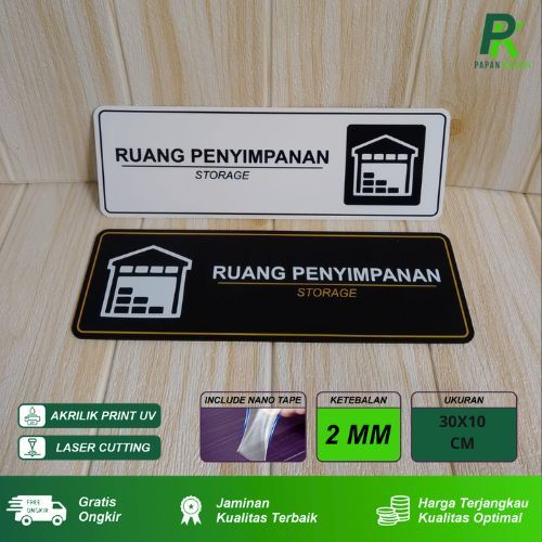 

Sign Akrilik Storage Room Tempat Penyimpanan
