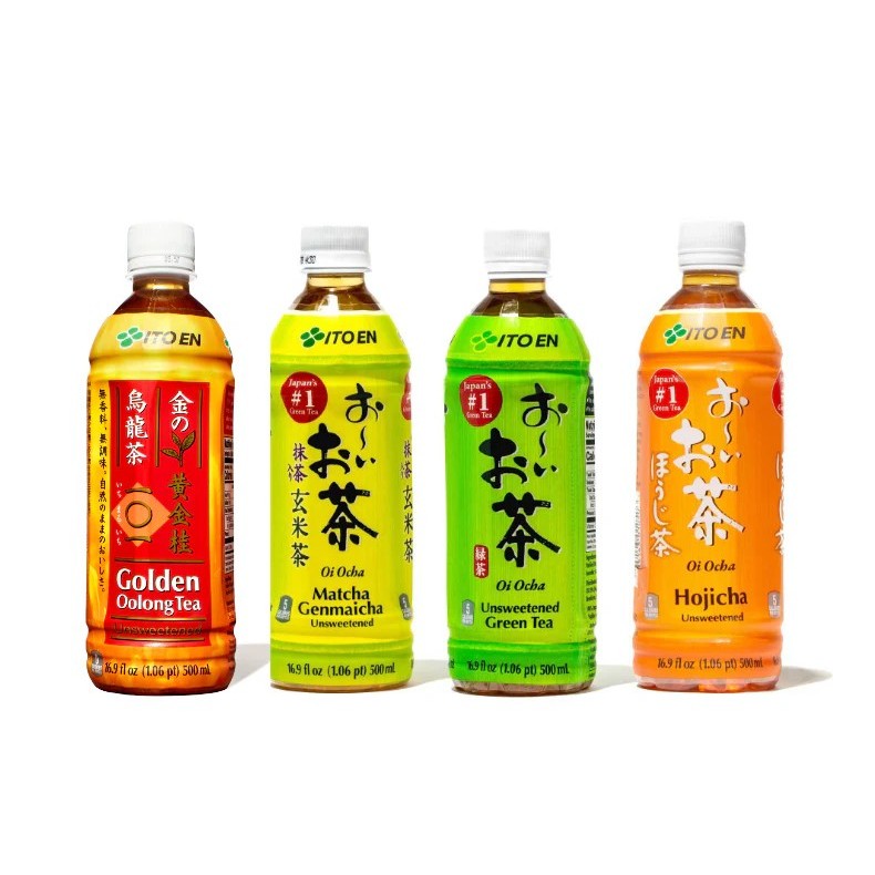

pekanbaru / ito en green tea unsweetened / teh hijau tidak manis / hojicha oi ocha / oolong black