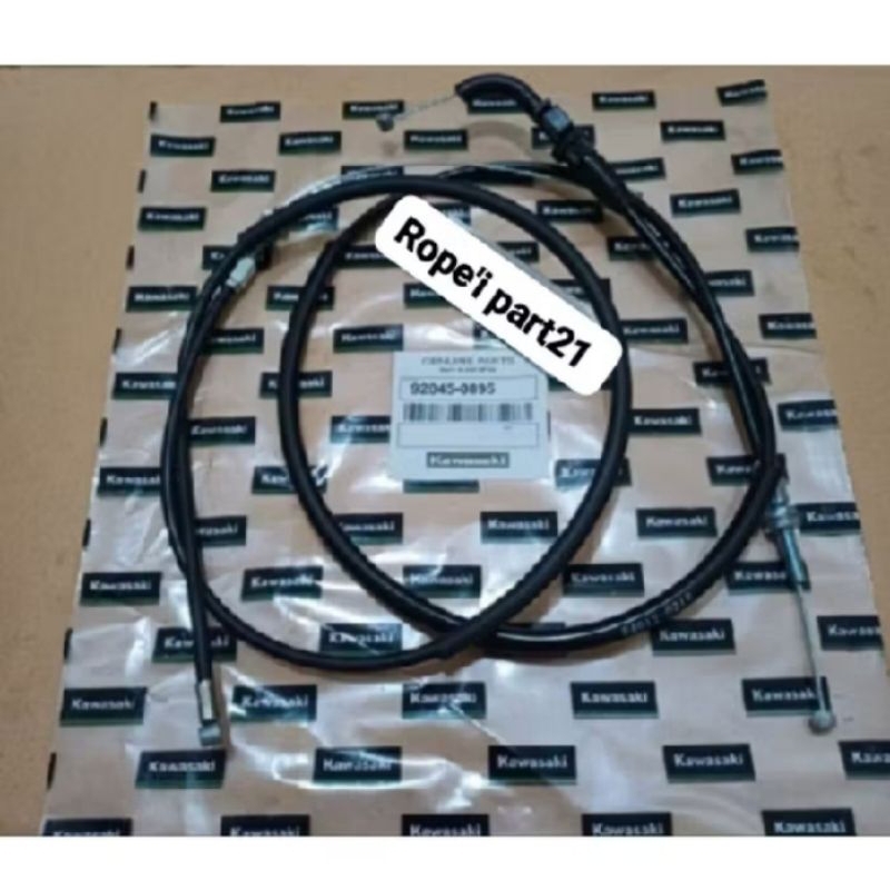 KABEL GAS ATAS DAN BAWAH KAWASAKI NINJA 250 KARBU/Fi 2012 ORI