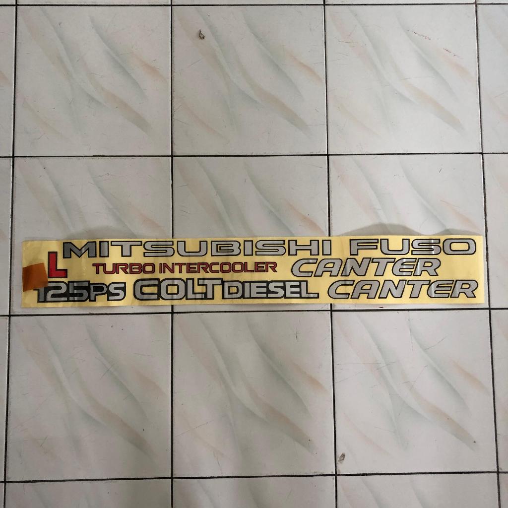 Emblem Stiker Mitsubishi Fuso Canter 125 PS Emblem Colt Diesel Canter 125 PS