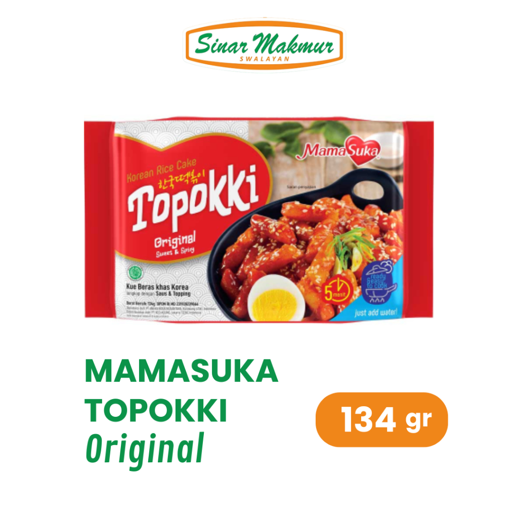 

Mamasuka Topokki 134gr Original/Spicy