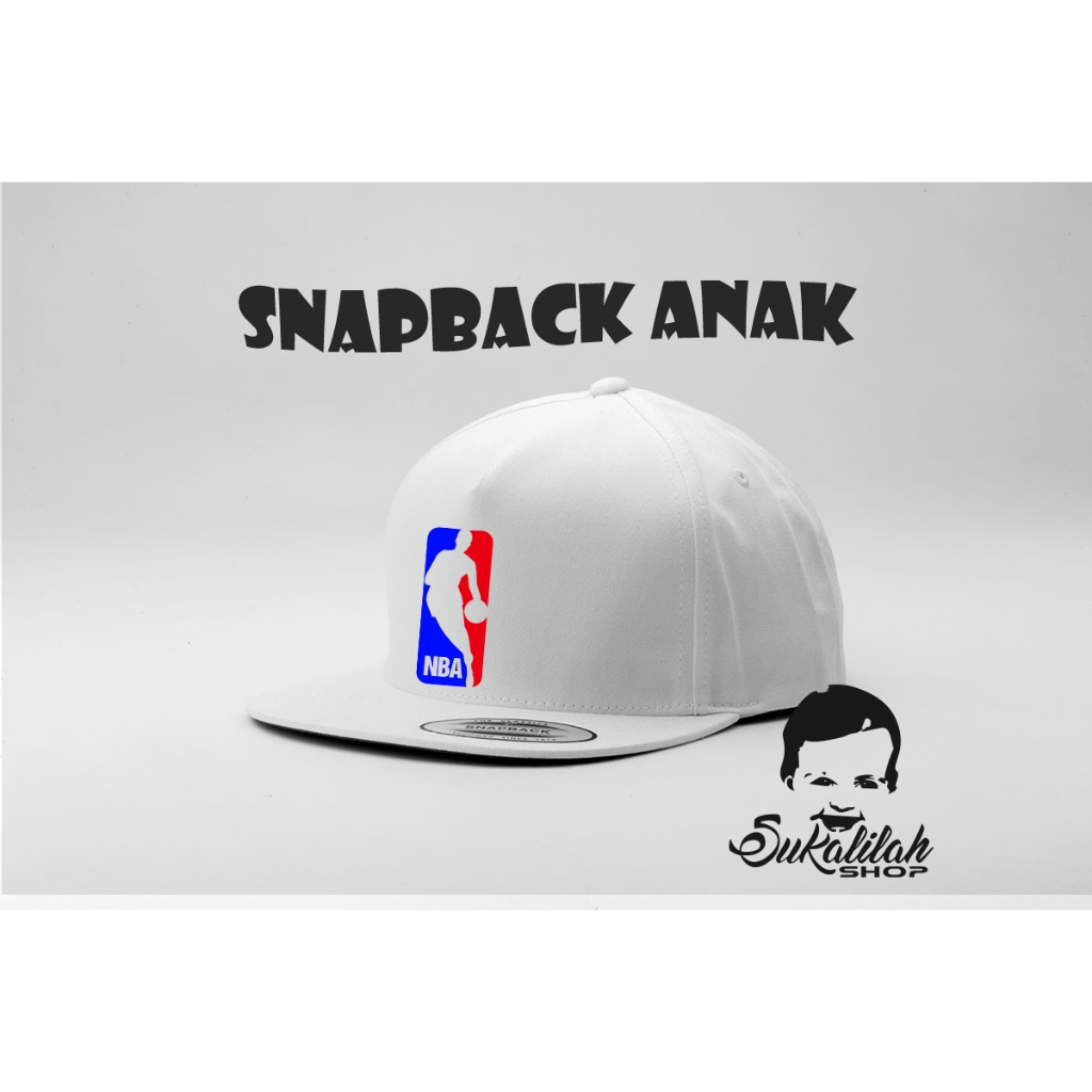 Topi snapback hiphop anak unisex sport Nba 001