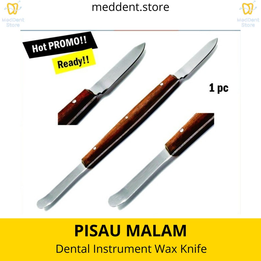 Dental Pisau Malam / Dental Wax Knife / Ukuran Kecil & Besar