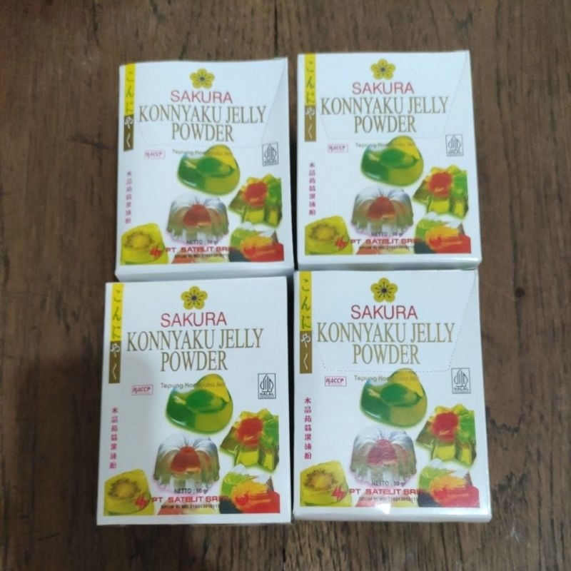 

Sakura konnyaku jelly powder / Sakura jelly powder / Sakura jelly satelit sriti