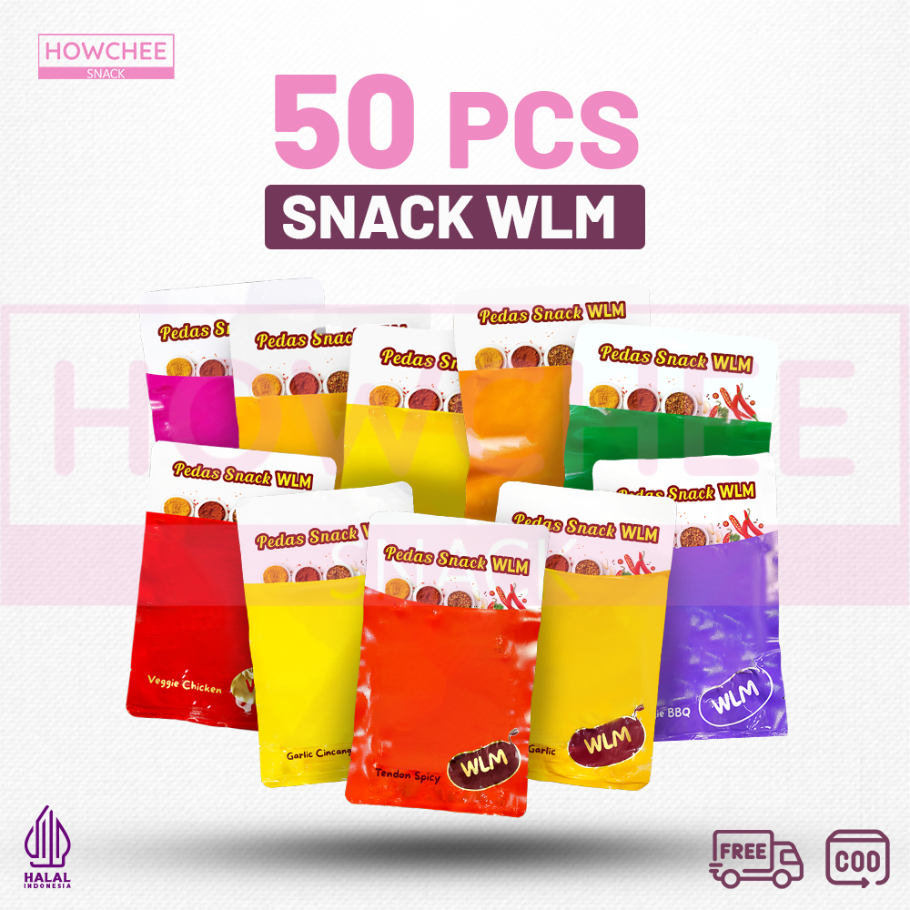 

Howcheesnack - [50PCS] [Halal] Camilan China Siap Saji Grosir Termurah Gluten Spicy Tofu Jajanan Viral