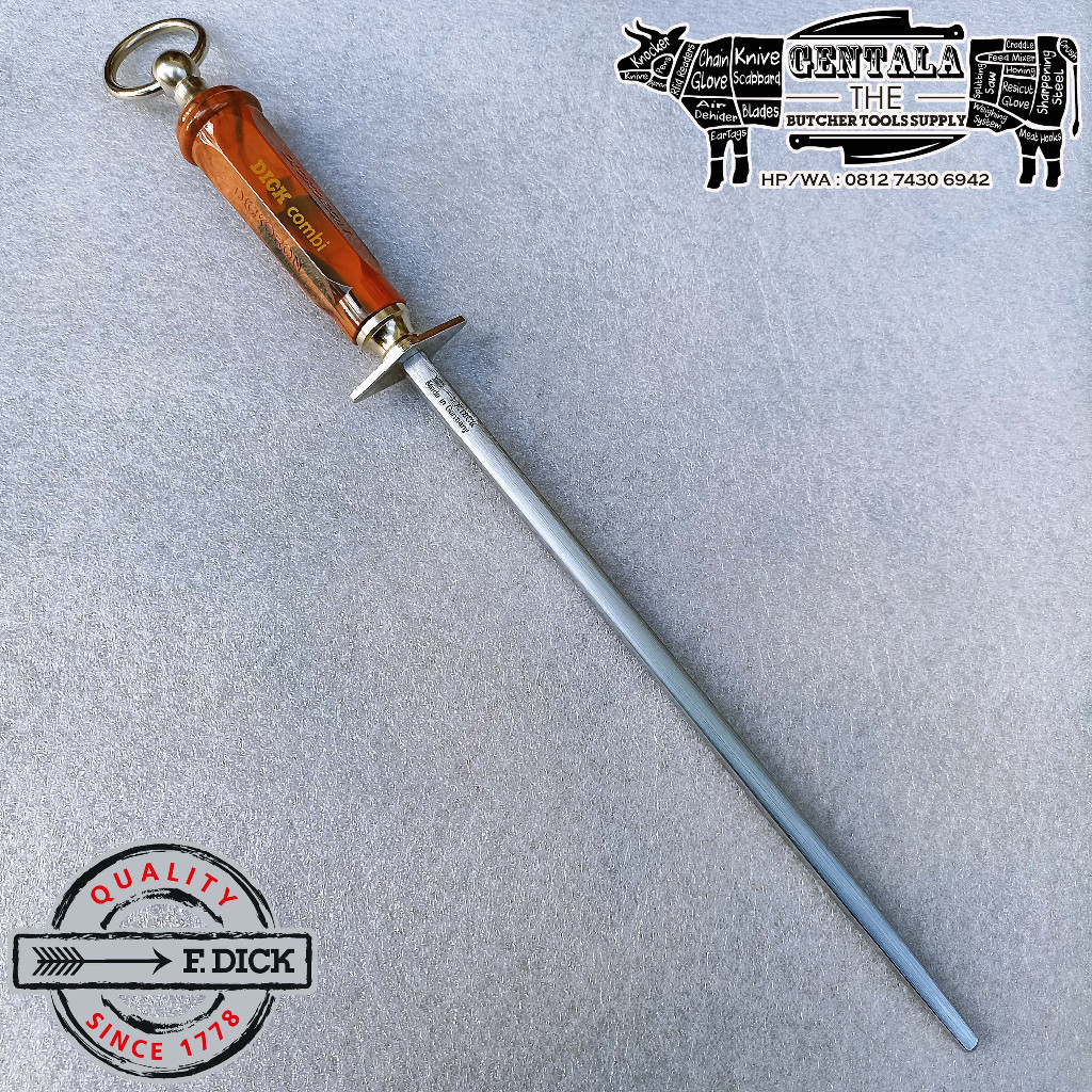 ASAHAN F. DICK DICKORON COMBI SAPPHIRE & POLISHED CUT SQUARE 30CM