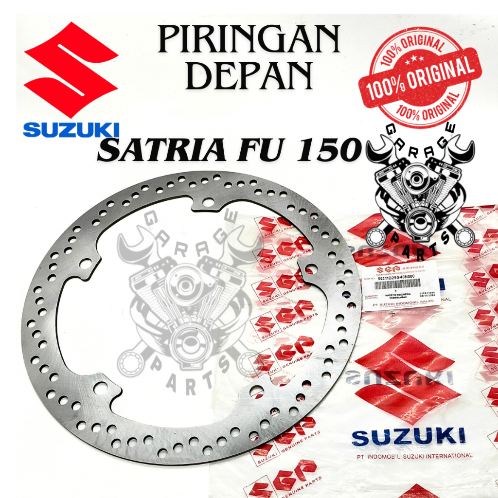 Piringan Depan Satria Fu Cakram Original Asli Motor Suzuki Satria FU 150 Fu150 Disc Brake Ori