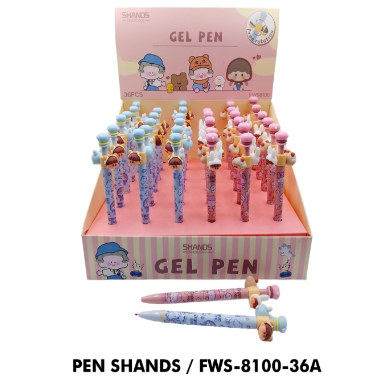 

SHANDS BALLPOINT GEL FANCY 8100 / BALLPOINT GEL FANCY HITAM