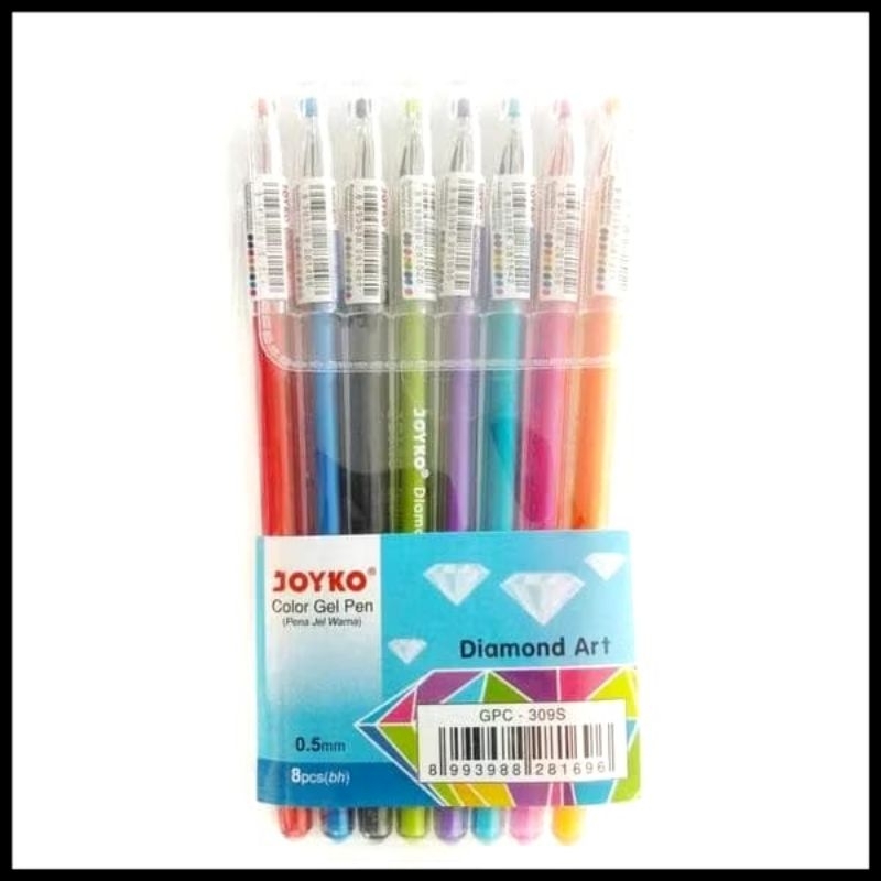 

Pulpen Warna / Colour Gel Pen / Pena Gel Warna JOYKO GPC-309S