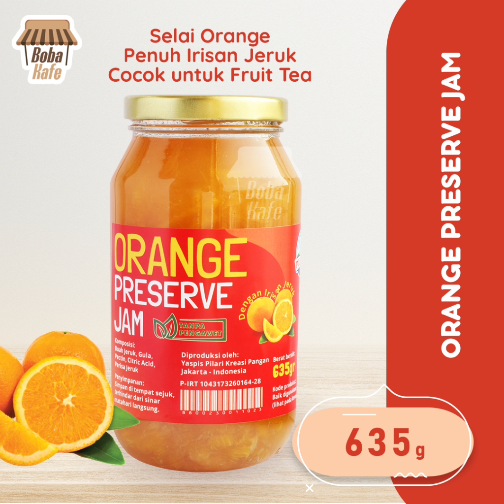 

PILARI PRESERVE JAM ORANGE - SELAI BUAH JERUK ASLI @635GR