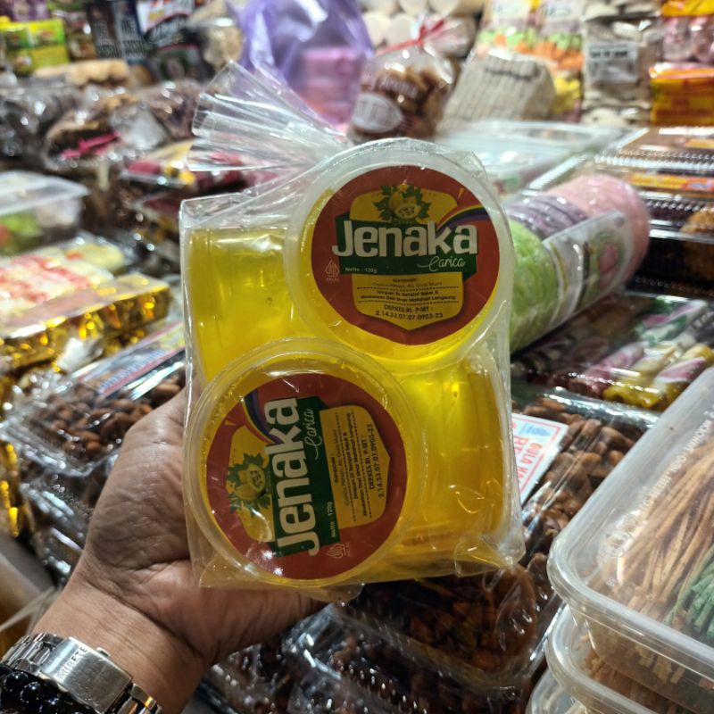 

Minuman buah Carica khas Dieng merk Jenaka 100% Gula murni