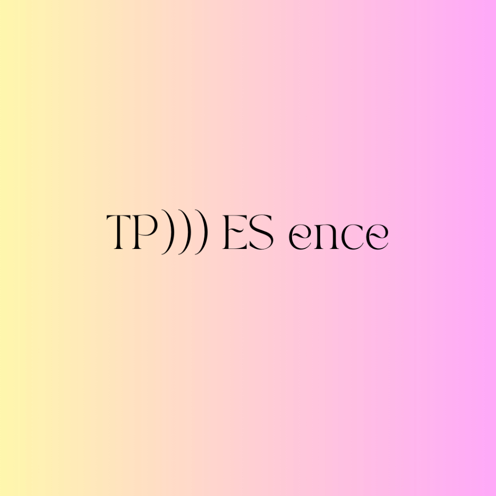 

TP))) ES SENCE SER RUM EX 9/26