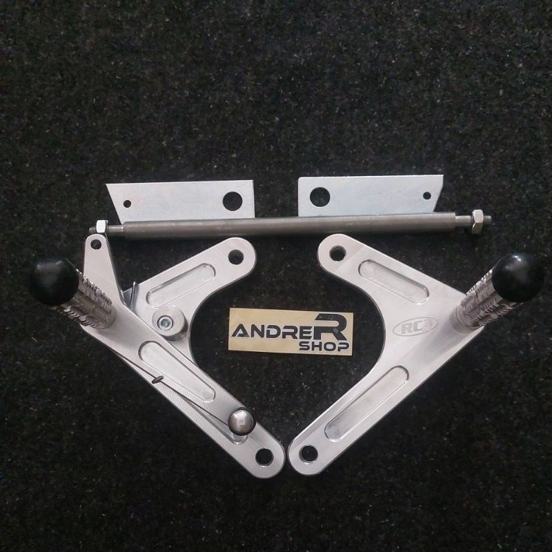 footstep underbone fizr dural cnc rc3 racing premium foot step anti patah BILLET