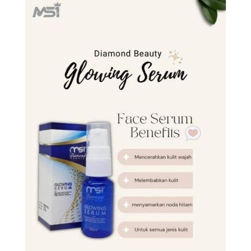 glowing serum msi